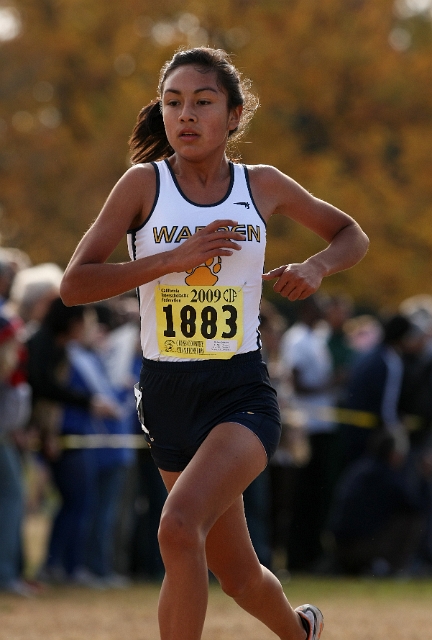 2009 CIF XC Girls D1-118.JPG - 2009 California CIF Cross Country Championships, Woodward Park, Fresno, California